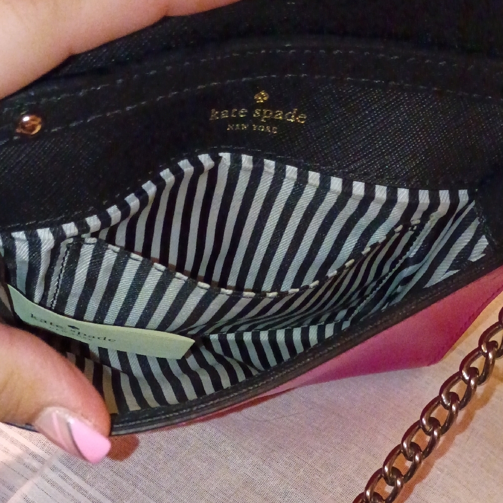 kate spade Metallic Fuchsia Crossbody Bag - Picture 5 of 9
